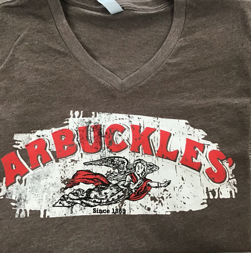 Arbuckle's Espresso V-Neck T-shirt