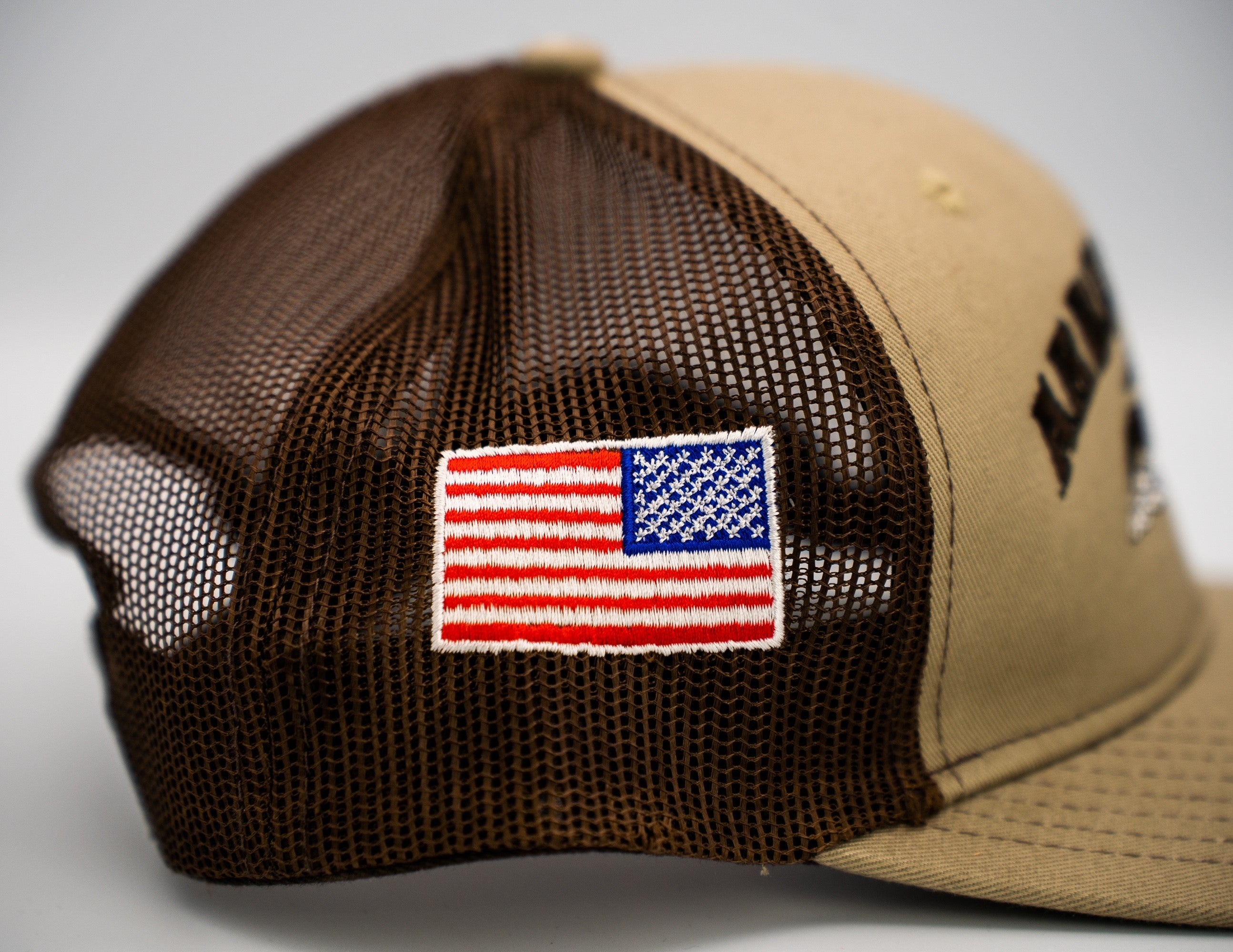 Espresso Brown & Tan Trucker Hat – Arbuckle Coffee